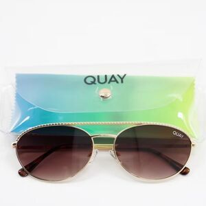 Quay Australia Easily Amused 44MM Round Sunglasses